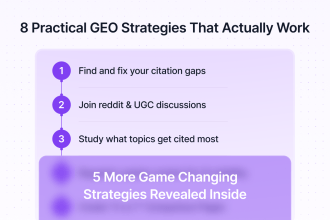 8 Generative Engine Optimization (GEO) Strategies For Boosting AI Visibility in 2025
